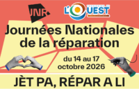 Journées Nationales de la Réparation 2026 : avant de jeter, pensez à réparer !