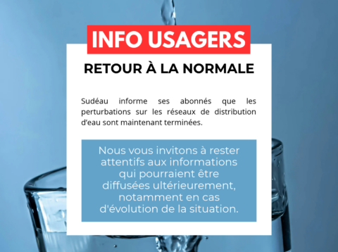 INFO USAGERS SUDEAU INFO USAGERS SUDEAU