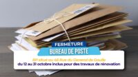 Fermeture temporaire du bureau de poste du centre-ville du 12 au 31 octobre