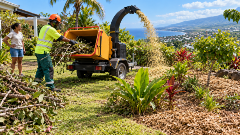 Jardinage : Faites broyer vos végétaux à domicile !
